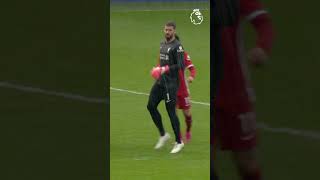 Liverpool GK Alisson SCORES late goal shorts [upl. by Stephani]