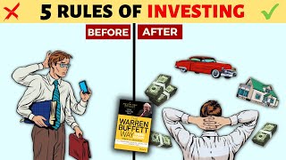 How To Invest For Beginners 5 Simple Rules  The Warren Buffett Way Summary [upl. by Harmony]