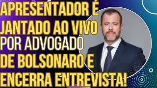 HAHA Advogado de Bolsonaro janta apresentador da Jovem Pan que se desespera e encerra a entrevista [upl. by Aisat655]