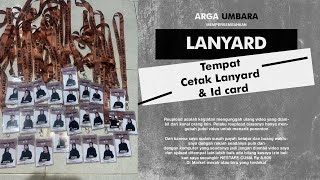 Cetak Lanyard amp Id card [upl. by Attelrak920]