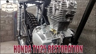 1975 Honda TL125 K2 Full Restoration Episode 5 [upl. by Anotyad426]