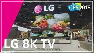 LG at CES 2019LG OLED 8K TV [upl. by Ranson]