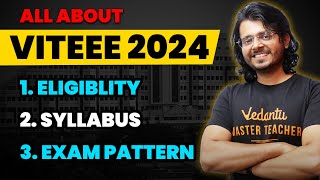 All About VITEEE Exam 2024  Admission Eligibility Exam Pattern Cutoff  Gaurav Sir vjme20 [upl. by Ahcim]