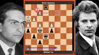 Mikhail Tal vs Boris Spassky • USSR Championship Riga 1958 [upl. by Korrie]