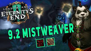 92 Mistweaver Monk  Double Legendaries amp NEW Encrypted Affix Changes  M Gameplay  Shadowlands [upl. by Wight]