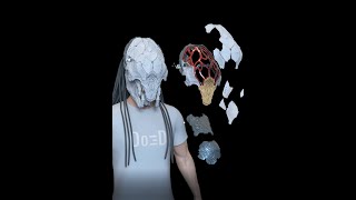 Prey Predator helmet 3D printable model replica prop cosplay stl print file gcode printer Do3D [upl. by Ahsilrae]