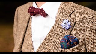 How to Put on a Boutonniere amp Lapel Flower Pin The Right Way [upl. by Monjo]