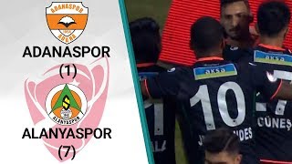 Adanaspor 1  7 Alanyaspor Ziraat Türkiye Kupası 5 Tur Rövanş Maçı [upl. by Ayahs]