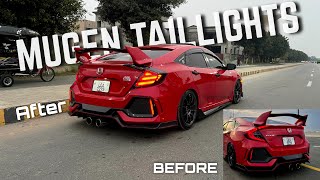 New Mugen Taillights  KTUNED Civic Turbo  One Of the fastest in PAKISTAN [upl. by Consuelo742]