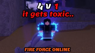 4v1  Fire Force Online [upl. by Jorie]