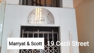 Marryat amp Scott lift at 19 Cecil Street [upl. by Ladnyc]