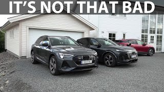 Audi etron 55 range test [upl. by Htide]