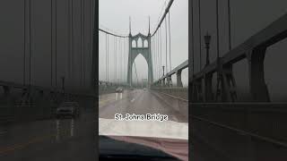 St Johns Bridge Portland Oregon stjohnsbridge portlandoregon [upl. by Traci352]