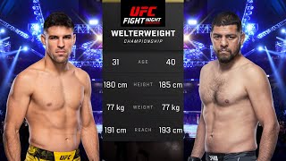 Vicente Luque vs Nick Diaz Full Fight  UFC Fight Night [upl. by Cathleen]