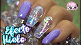 UÑAS ACRÍLICAS EFECTO HIELO [upl. by Eruot]