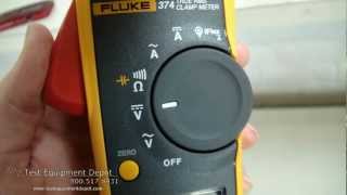 Fluke 374 600A600V TrueRMS ACDC Clamp Meter [upl. by Joane665]