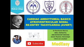 Cardiac Arrhythmia BASICS AV nodal re entrant tachycardia AVNRT Reentry circuit [upl. by Bill990]