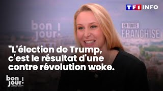 Marion Maréchal  quotLélection de Trump cest le résultat dune contre révolution wokequot ｜TF1 INFO [upl. by Neuberger784]