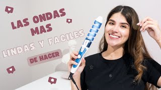 LAS ONDAS MAS RAPIDAS Y FACILES DE HACER CON EL RIZADOR BY HOLY COSMETICS 💞LAS AMARAS 💞 [upl. by Tloc14]