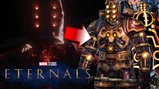 Eternals Trailer ESON THE SEARCHER CELESTIAL Explained amp Celestials MADE THE MARVEL UNIVERSE FOOTAGE [upl. by Clercq]