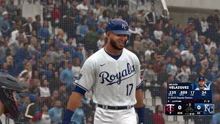 MLB The Show 24 Gameplay Minnesota Twins vs Kansas City Royals  PS5 4K60FPS [upl. by Iilek318]