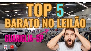 TOP 5 BARATO NO LEILÃO [upl. by Nadine681]