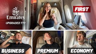 Reviewing Emirates 3 BILLION Upgrade on the 777 First Class Business Premium Economy [upl. by Niu837]