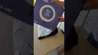 Qual a Melhor Ring light 46 cm  Unboxing shorts [upl. by Downey]