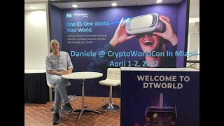 Daniele Marinelli CryptoWorldConference Miami 2022  DTSocialize holding [upl. by Samale]