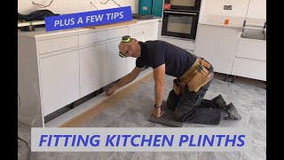 Kitchen fitting UK FITTING PLINTHS [upl. by Felten]