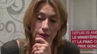 Interview de Gwenaelle Aubry  Prix Goncourt des Lycéens 2012 [upl. by Chelsey]