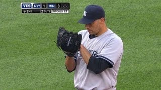 NYYMIN Pettitte ties Yankees strikeout record [upl. by Ahseret161]