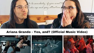 Ariana Grande  Yes and official music video I Our Reaction  TWIN WORLD [upl. by Llednek]