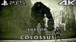 SHADOW OF THE COLOSSUS PS5 Gameplay Walkthrough FULL GAME 4K 60FPS No Commentary [upl. by Retsof]