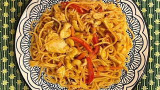 Restaurant Style Special Chicken Chow Mein Recipe [upl. by Arrol]