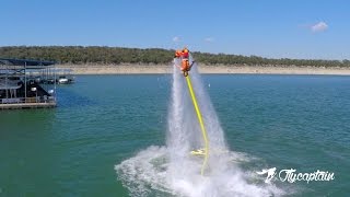 Flyboard Tricks BACKFLIP LAYOUT by Damone Rippy amp Flycaptain [upl. by Tilda]