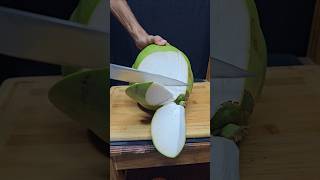 Knife asmr coconut cutting asmr satisfying [upl. by Aibun]