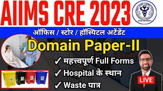 AIIMS CRE Exam Analysis 2023  AIIMS CRE Answer Key 2023  AIIMS CRE Exam 2nd Shift 2023 aiims [upl. by Sybley]