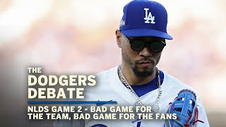 Dodgers and fans have poor showing in NLDS Game 2 [upl. by Oiramed]