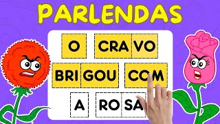 Aprender a ler  O Cravo e a Rosa e outras Parlendas para educação infantil  Parlendas para leitura [upl. by Adnawt]