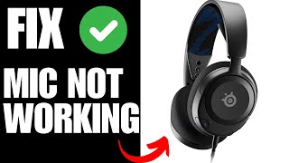 SteelSeries Arctis Nova 1P Mic Not Working PS5  How To Fix [upl. by Salocin]