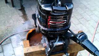 1985 Mercury 45 hp outboard [upl. by Yblocaj]