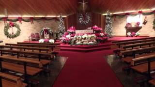 Christmas St Cathrines Blauvelt NY Msgr McAreeFather Abraham Father Tom Video Art Cooke Large [upl. by Conrad]