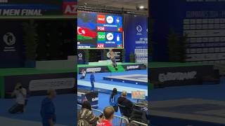 Avropa Çempionatı 🇵🇹 Komanda Finalı 🇦🇿🥇 Azərbaycan Azerbaijan Gimnastika Salto tumbling [upl. by Brecher]