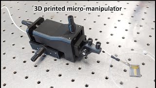 3D printed Micromanipulator demonstration [upl. by Baudin372]