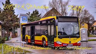 MPK Wrocław  linia 108 Pracze Widawskie  Dworzec Nadodrze MercedesBenz O530 C2 7419 [upl. by Deyas]