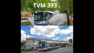 Bus 393 et TVM val de marne [upl. by Ettedo]