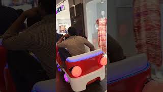 Viradyas joy ride on Toy Train GSM Mall Hyderabad [upl. by Nyloj]