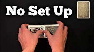 An Amazing Must See IMPROMPTU Card Trick [upl. by Raamal]