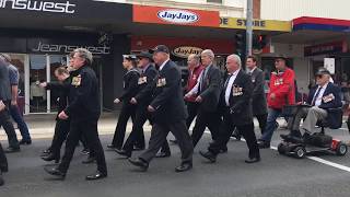 ANZAC DAY March and Parade Bairnsdale Victoria [upl. by Hama467]